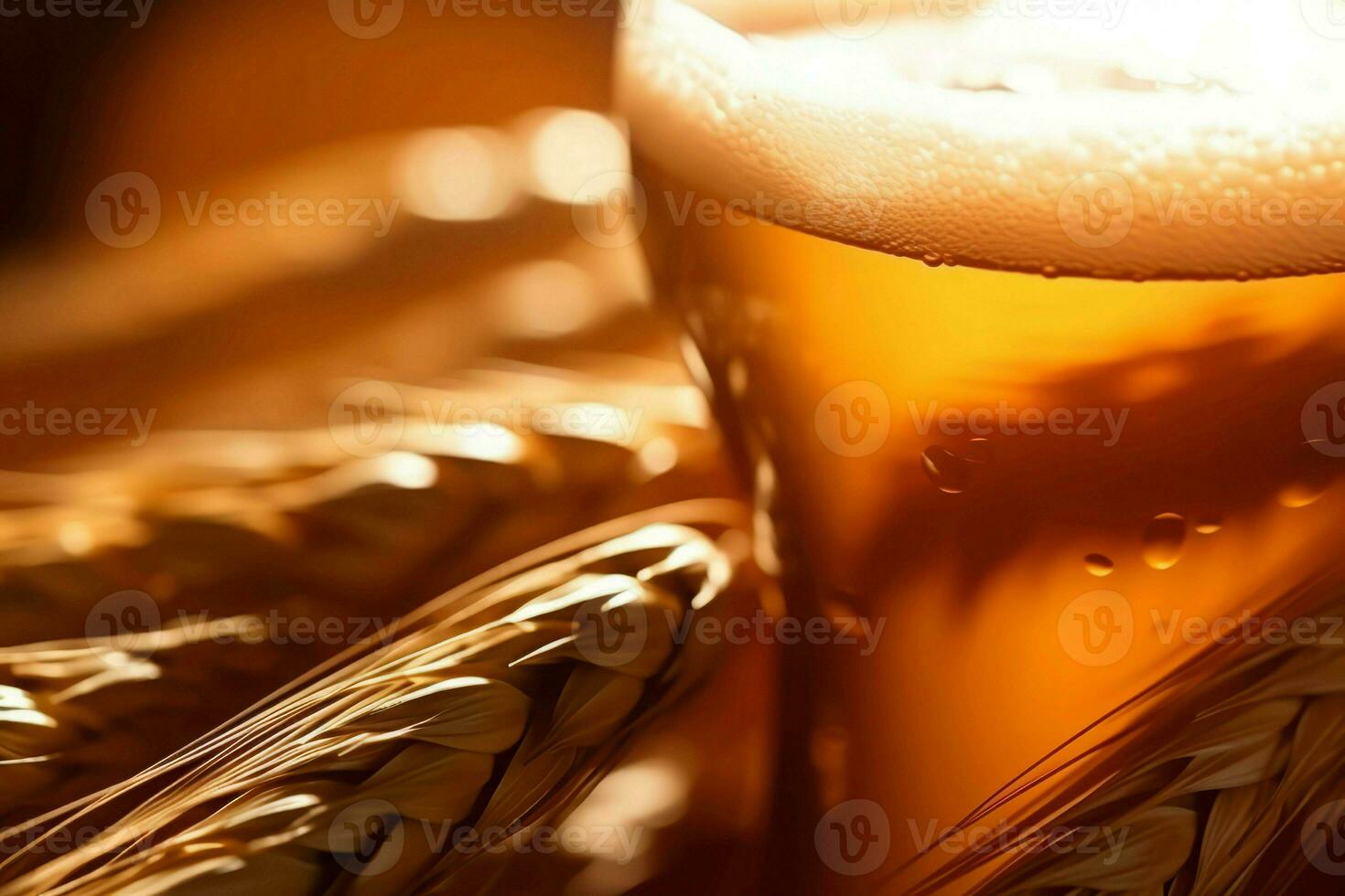 Cerveja trigo bebida. gerar ai foto