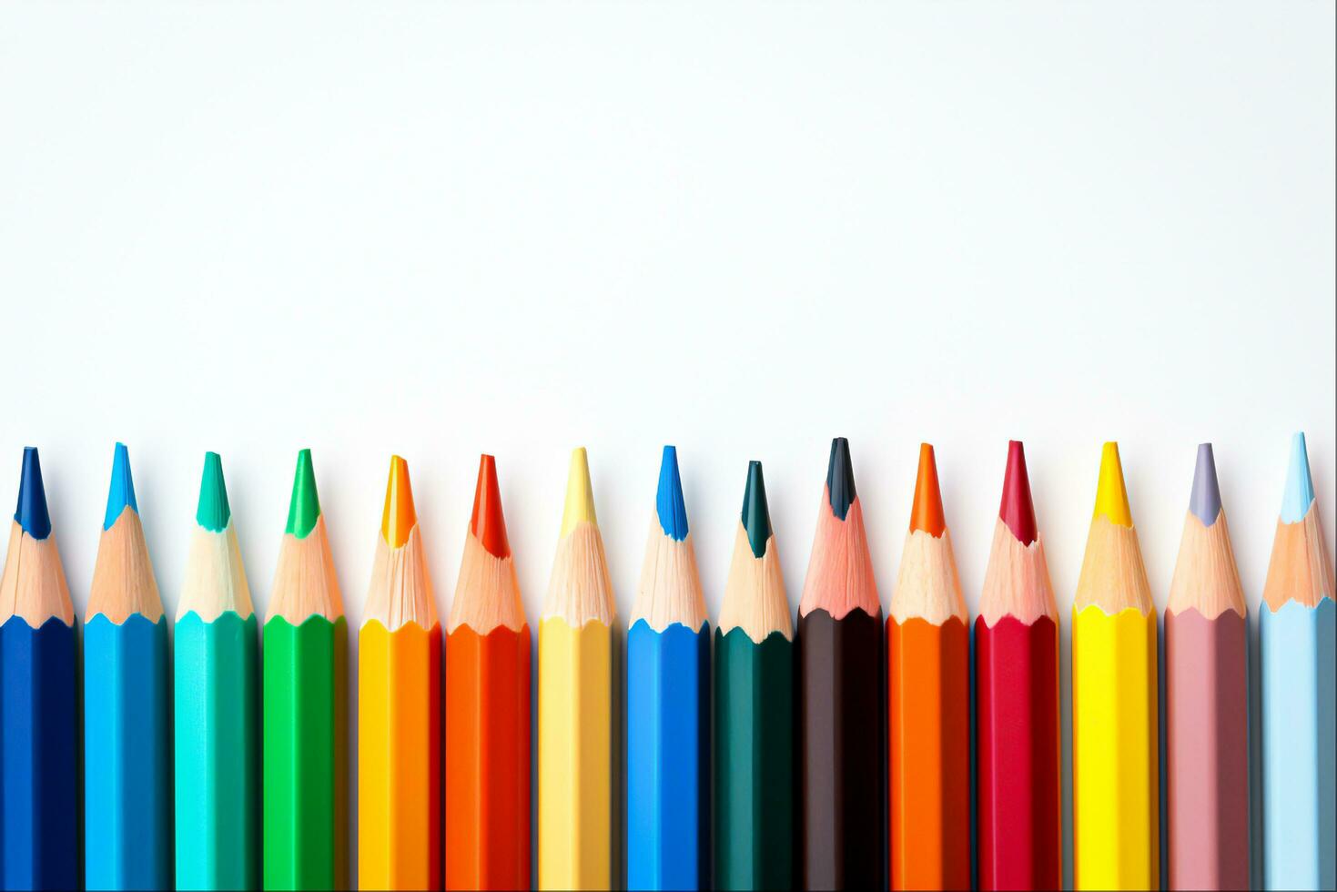 cor lápis vibrante, generativo ai foto