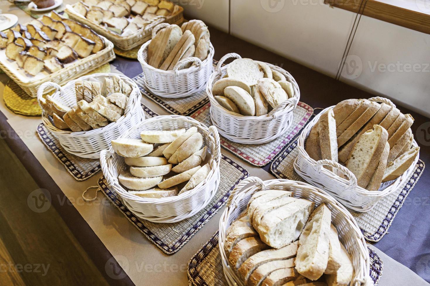 diferentes tipos de pão foto