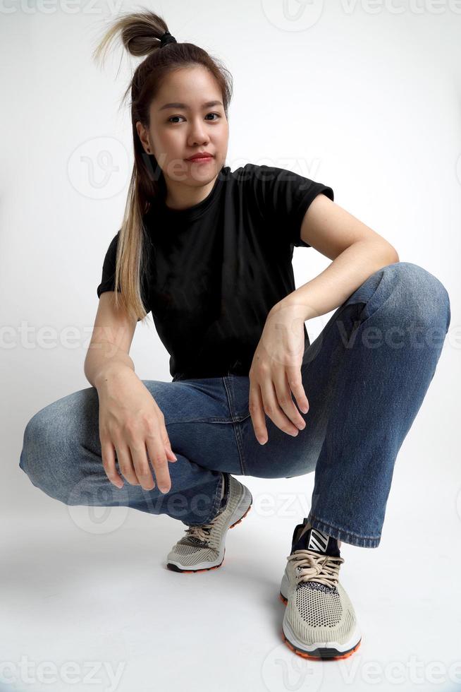 jovem menina asiática foto