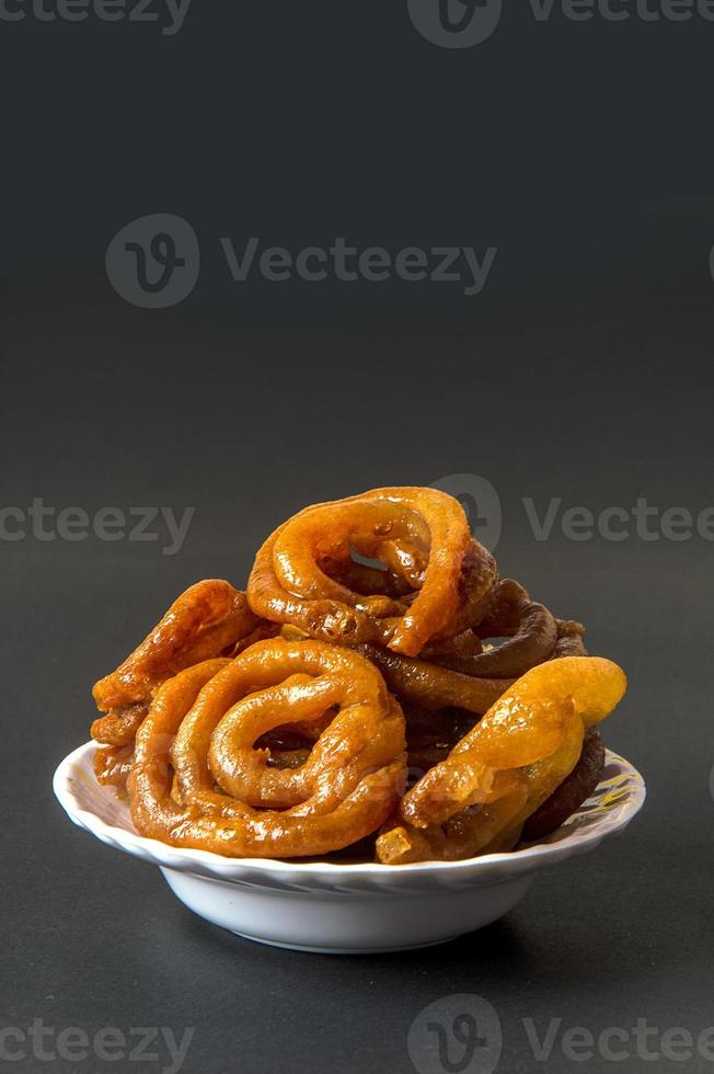 Jalebi doce indiano, Jalebi de sobremesa indiana ou imarti foto