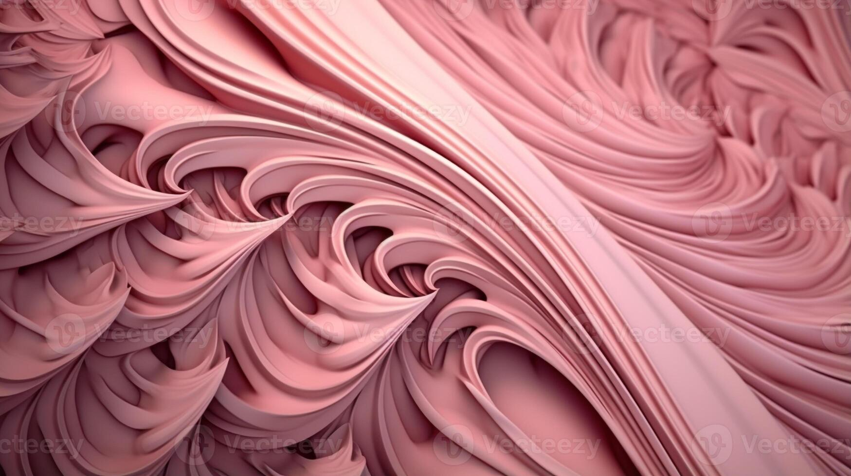 abstrato fractal fundo dentro Rosa tom cor . generativo ai foto