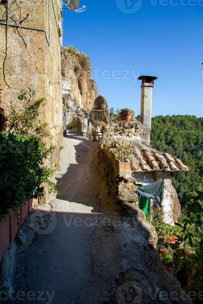 cidade de calcata vechhia foto