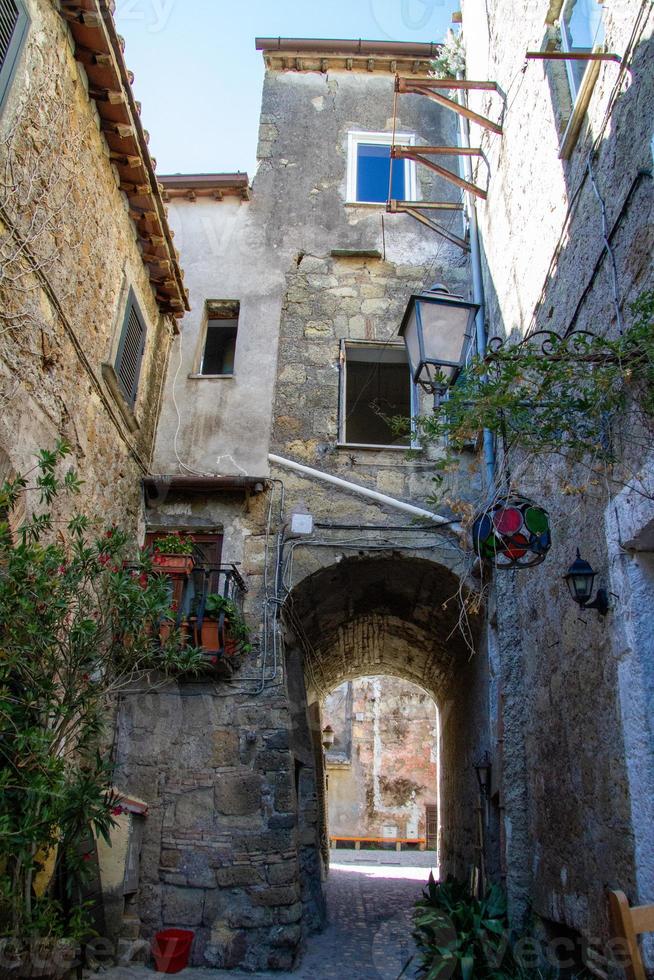 cidade de calcata vechhia foto