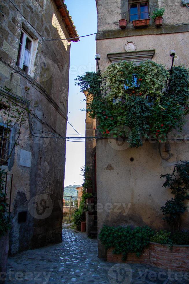 cidade de calcata vechhia foto