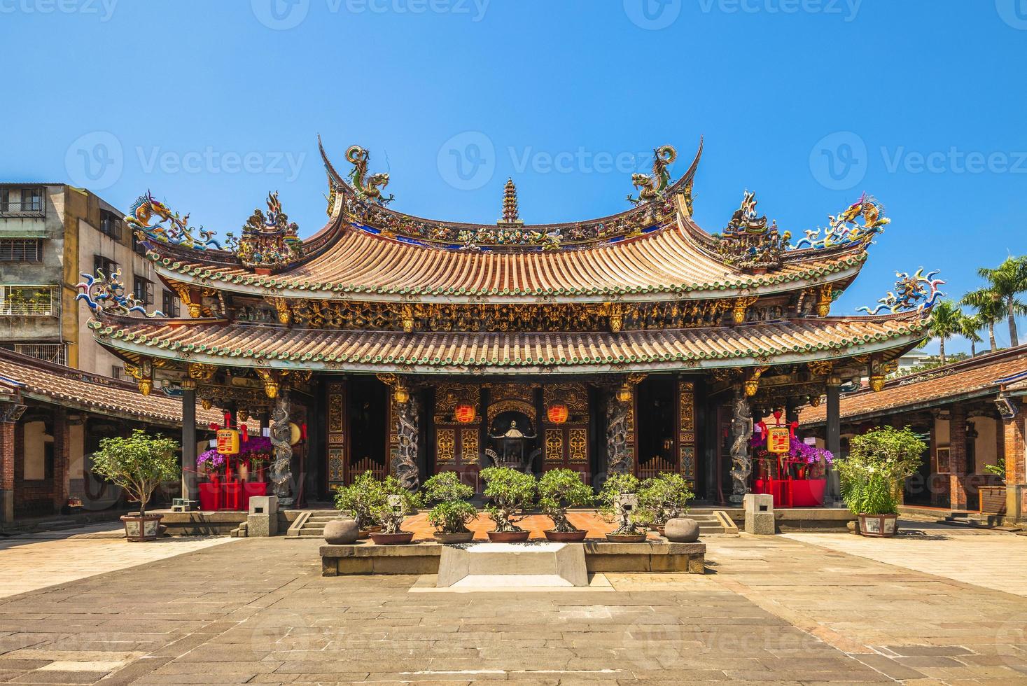 templo baoan de dalongdong em taipei, taiwan foto