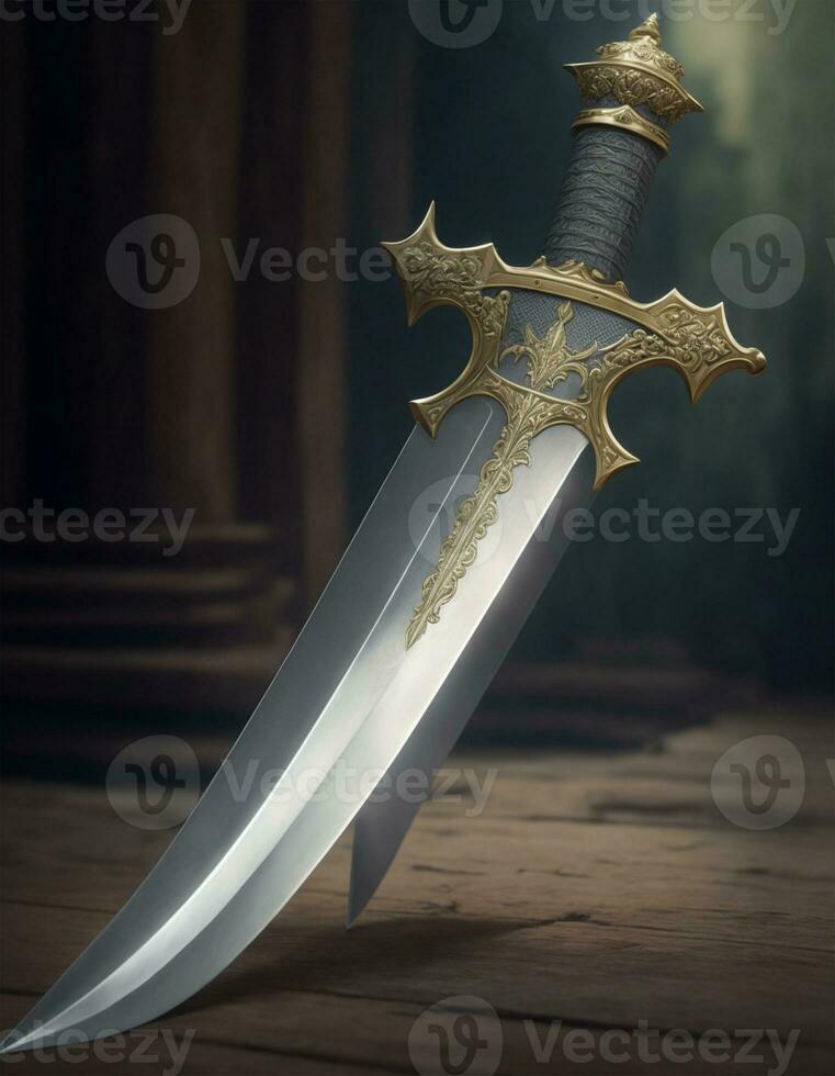 velho espada encontrado foto