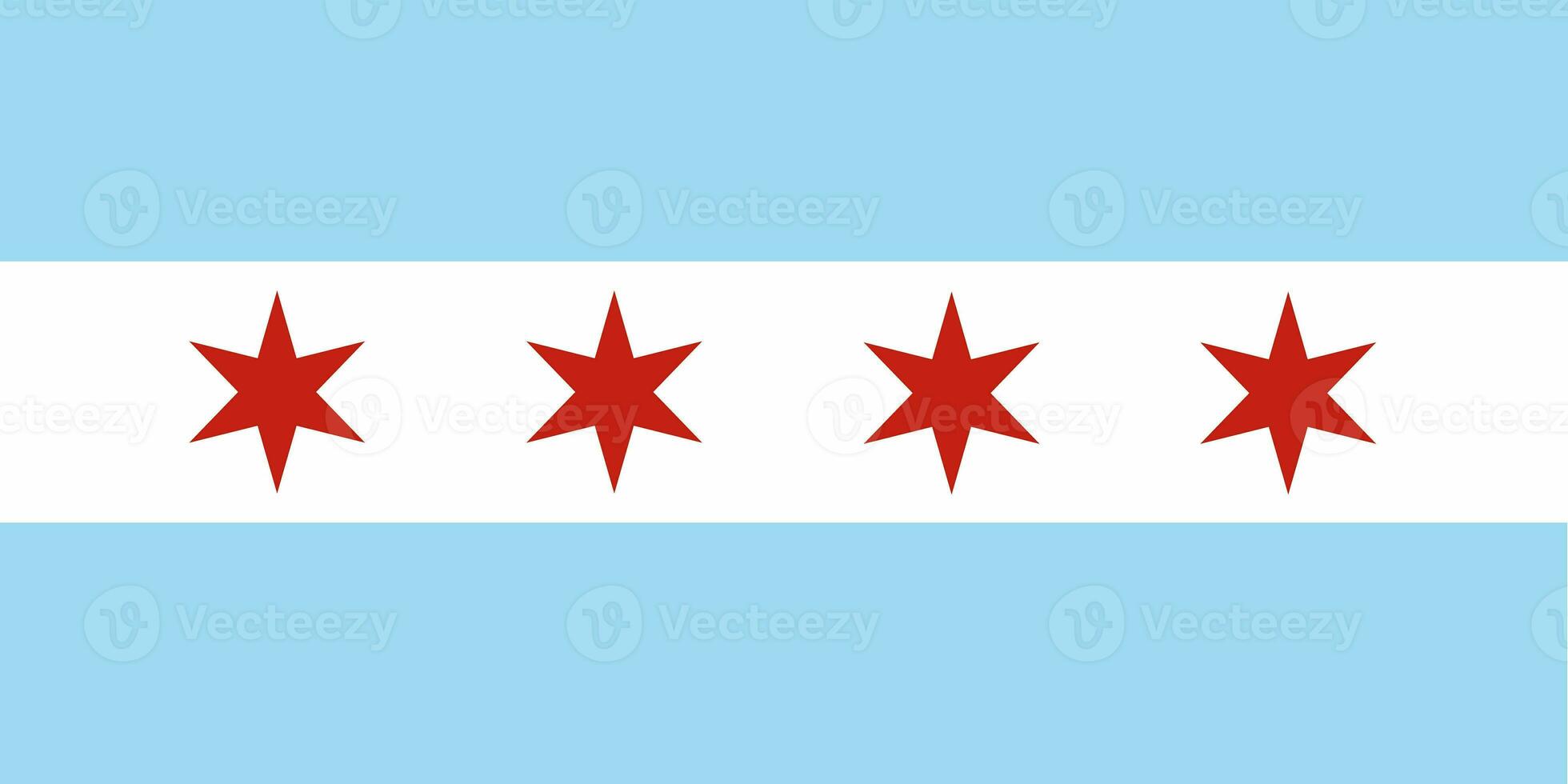 bandeira do Chicago foto