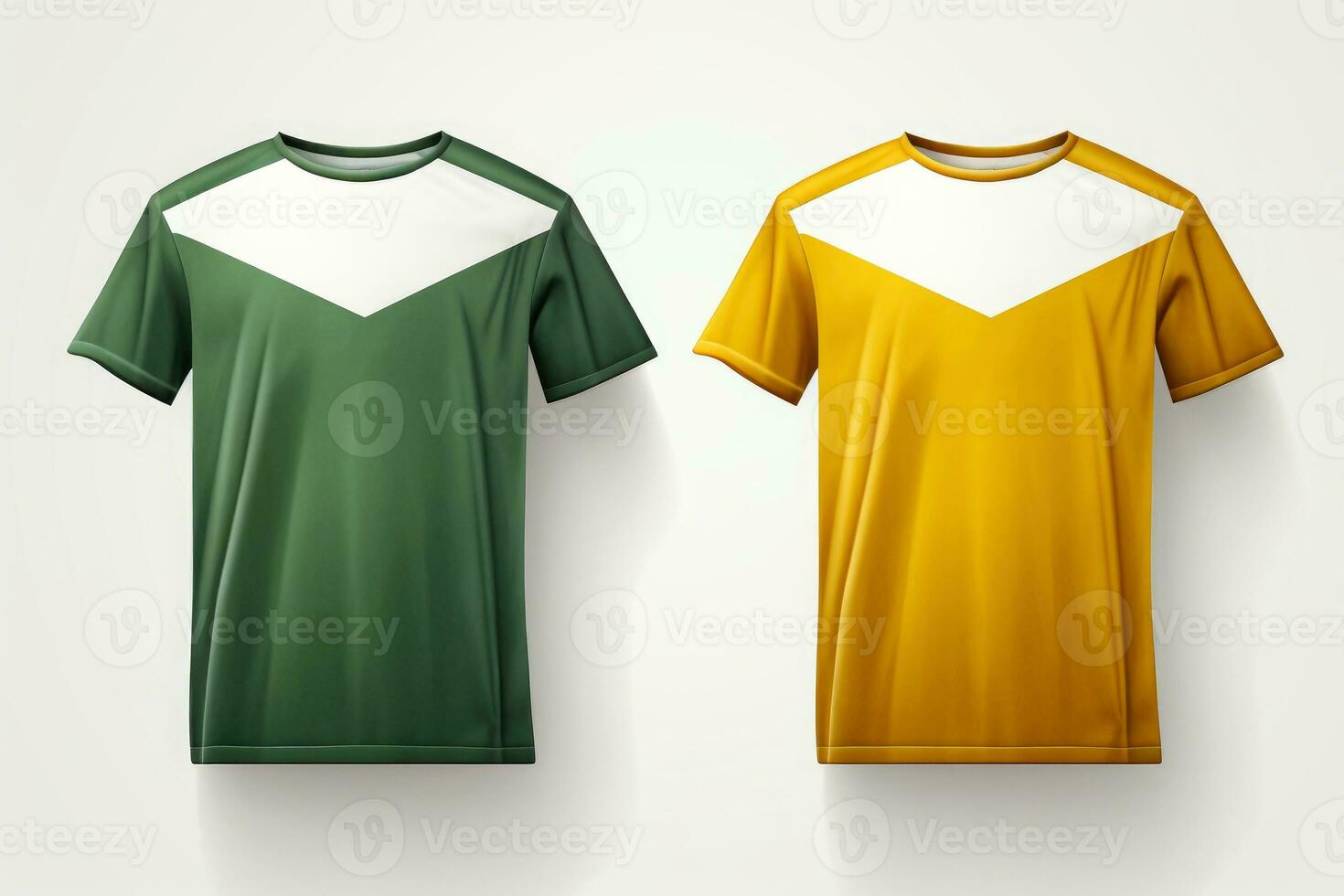 brincar Esportes futebol equipe uniformes Muitas cores camisa, generativo ai ilustração foto