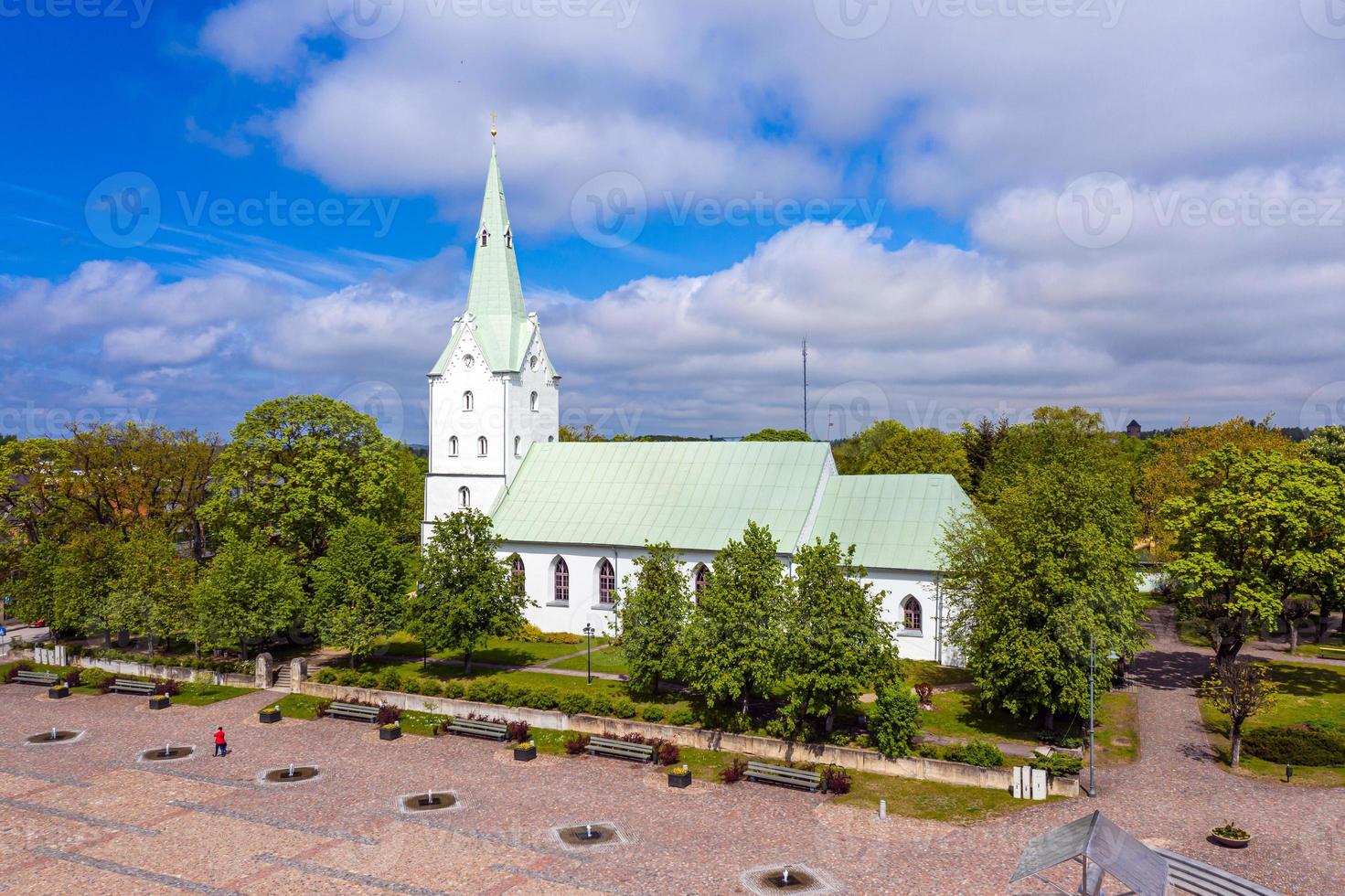 igreja luterana evangélica dobele em dobele, letônia foto