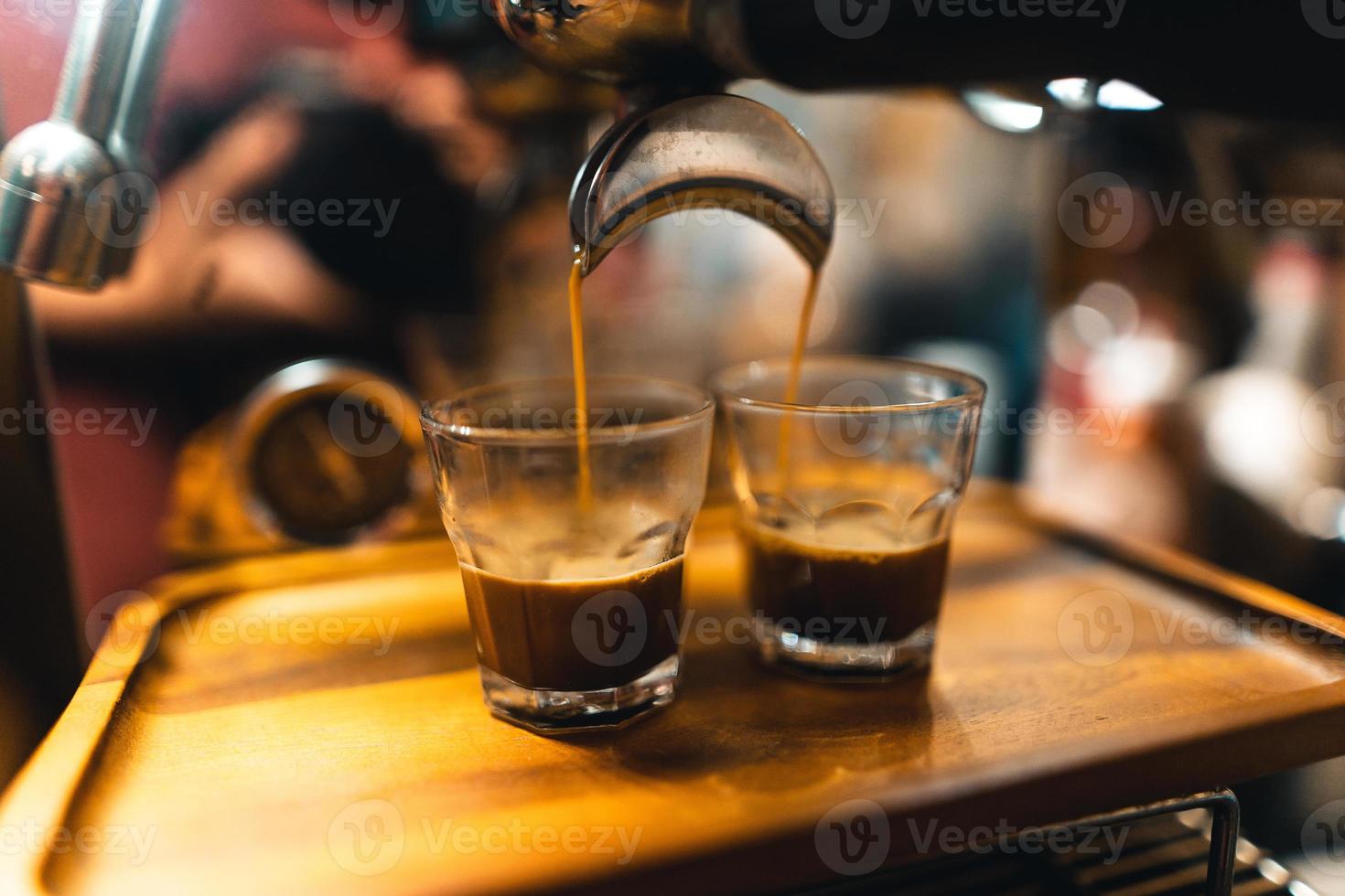 fazer café na máquina de casa, café expresso fazer café na máquina de casa foto