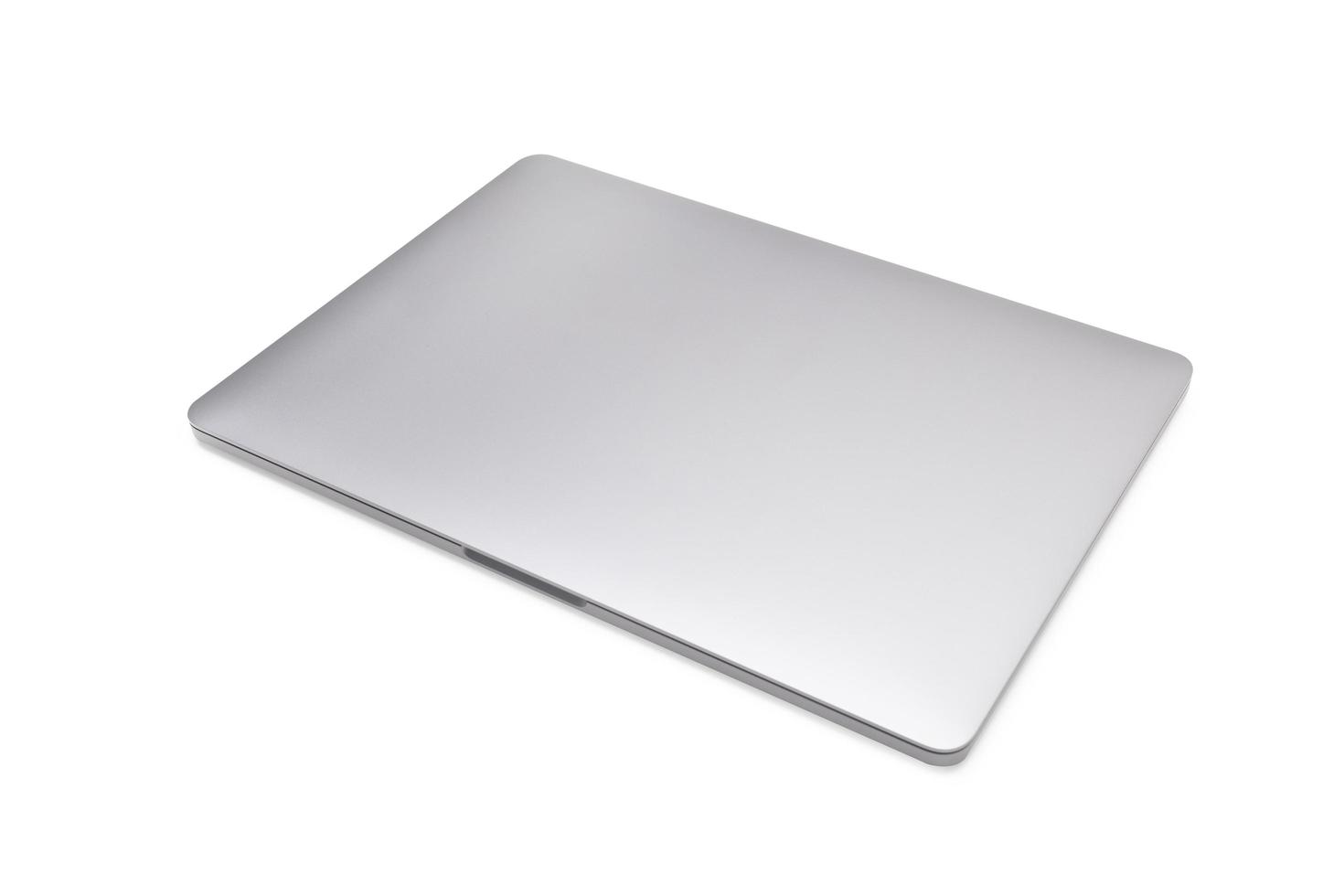 computador laptop isolado no fundo branco foto