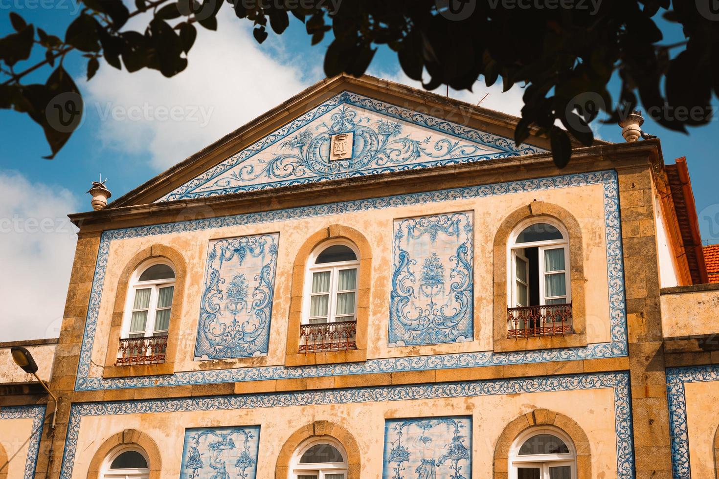 aveiro, portugal. casas típicas foto