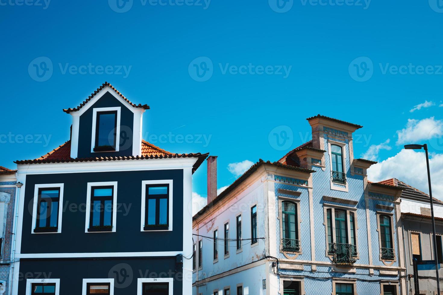 aveiro, portugal. casas típicas foto