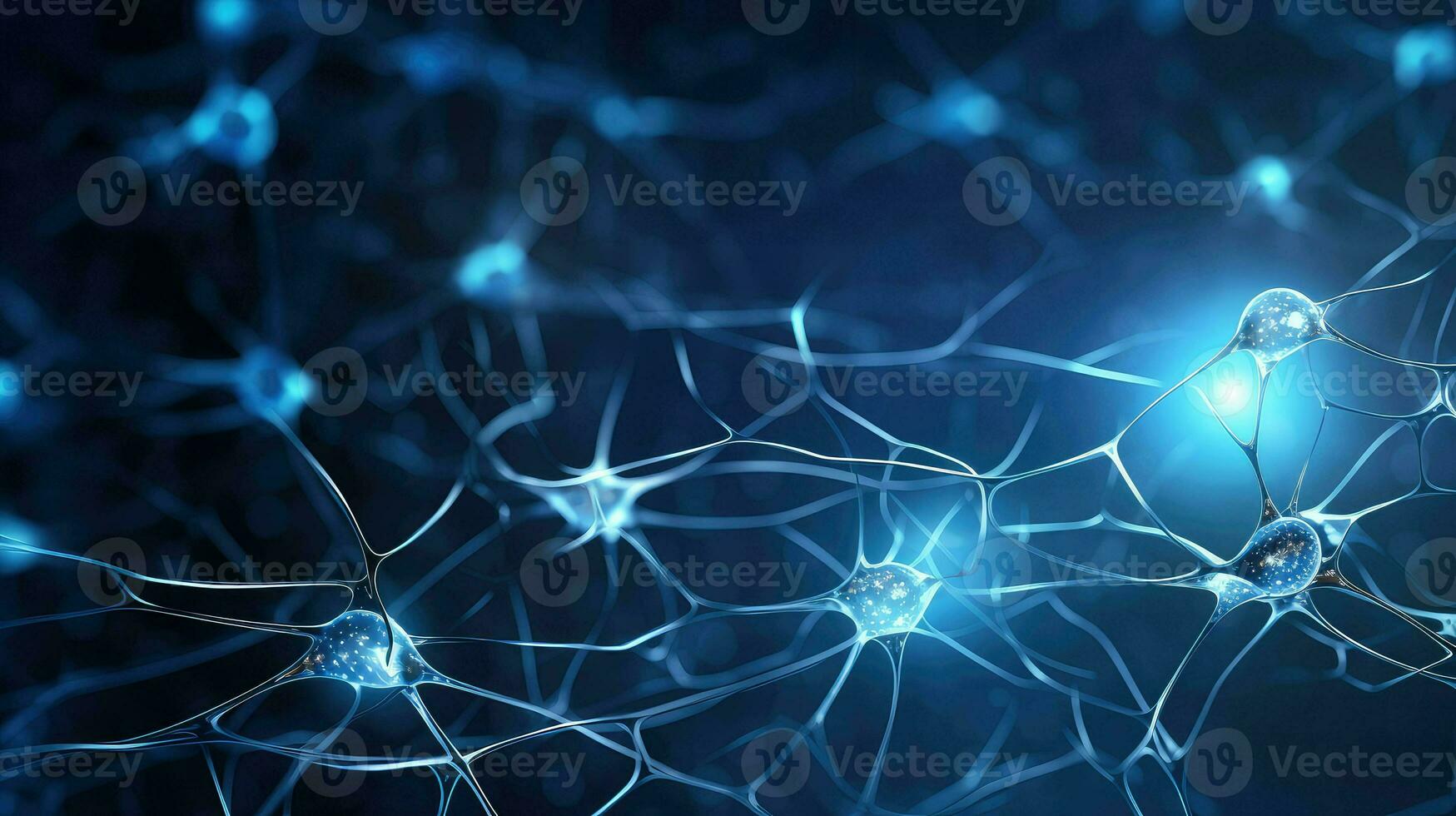 tecnologia neurônio rede matriz ai gerado foto