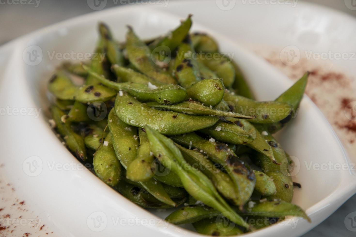 closeup feijão edamame foto