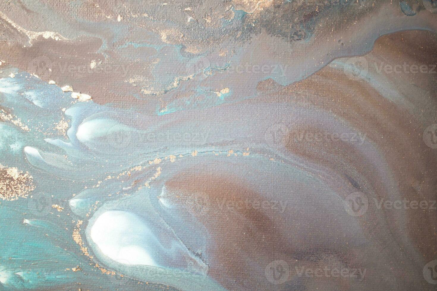 abstrato fluido acrílico pintura. marmorizado azul abstrato fundo. líquido mármore padronizar. mão pintado fundo com misturado líquido vermelho, azul e verde tintas. moderno arte. foto