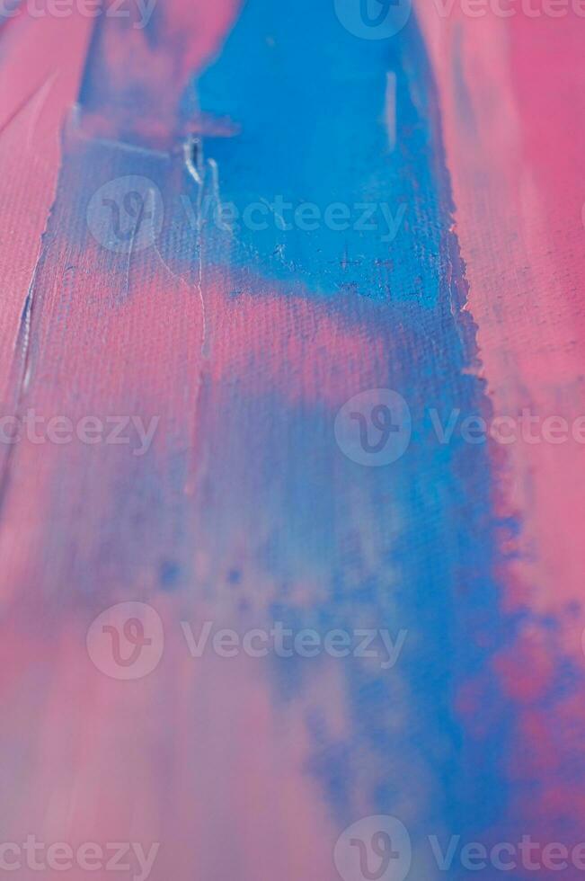 fechar-se do abstrato rude arte pintura textura, com óleo pincelada, palete faca pintura em tela de pintura foto
