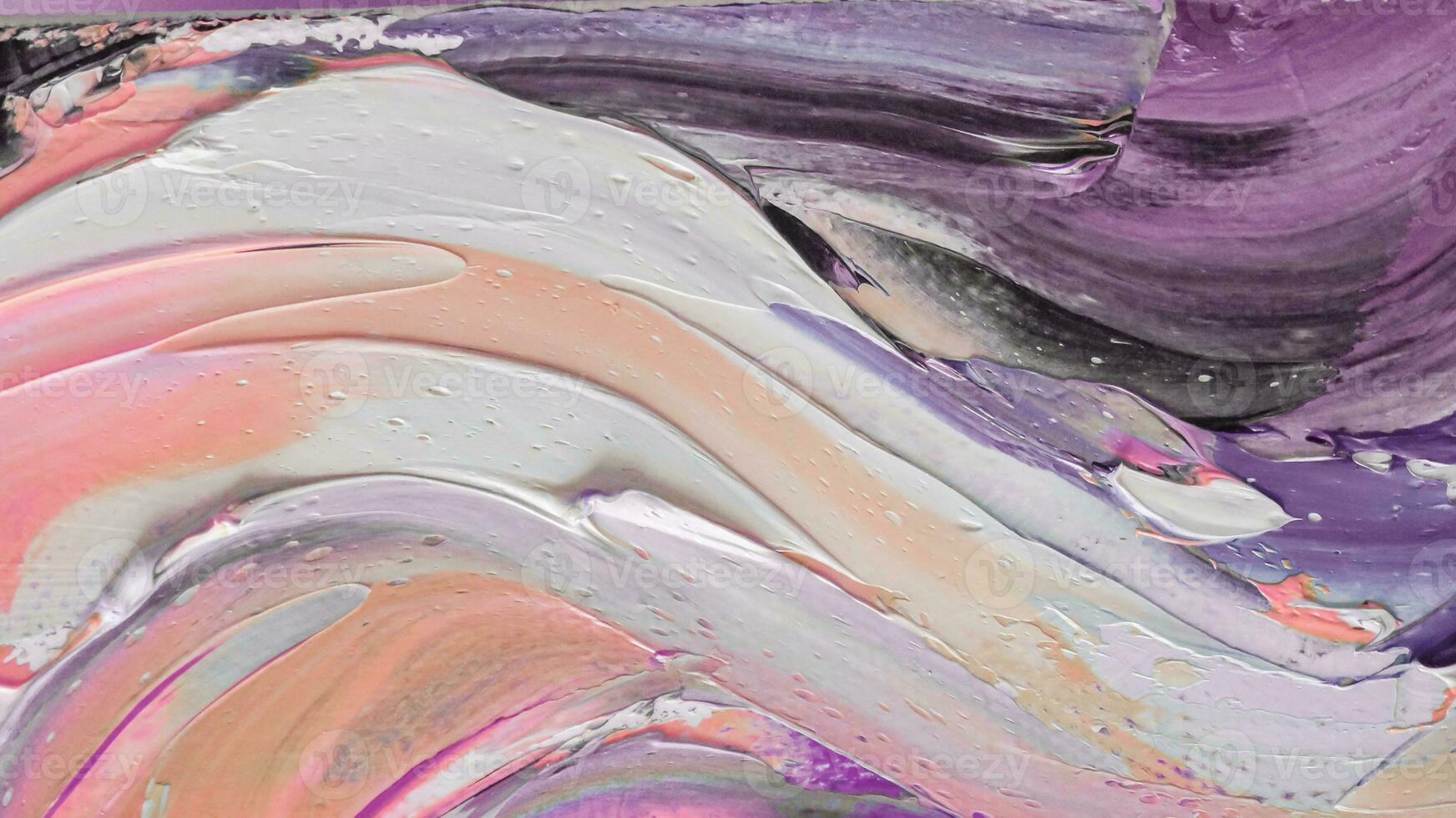 abstrato colorida óleo pintura em tela. óleo pintura textura com escova e paleta faca golpes. multicolorido papel de parede. macro fechar acima acrílico fundo. foto