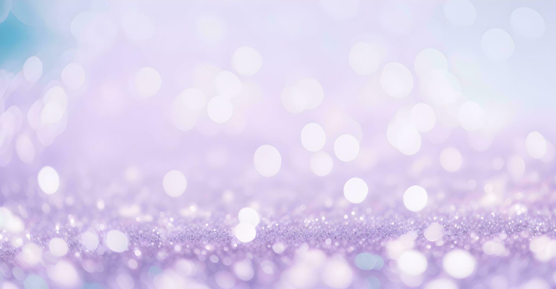 lindo festivo fundo com brilhos e bokeh dentro pastel pérola e prata cores. ai generativo foto