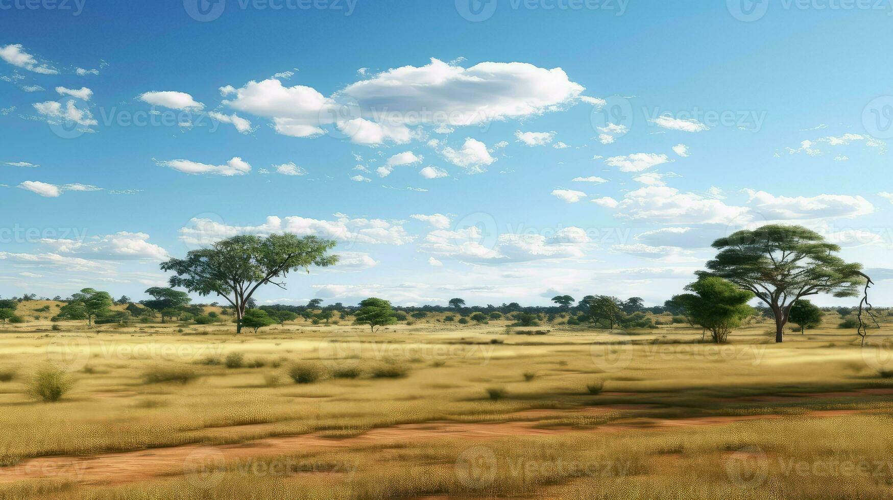 África africano bushveld cênico ai gerado foto