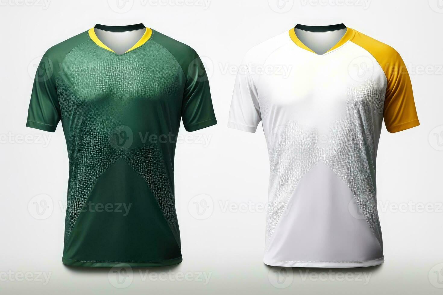 brincar Esportes futebol equipe uniformes Muitas cores camisa, generativo ai ilustração foto