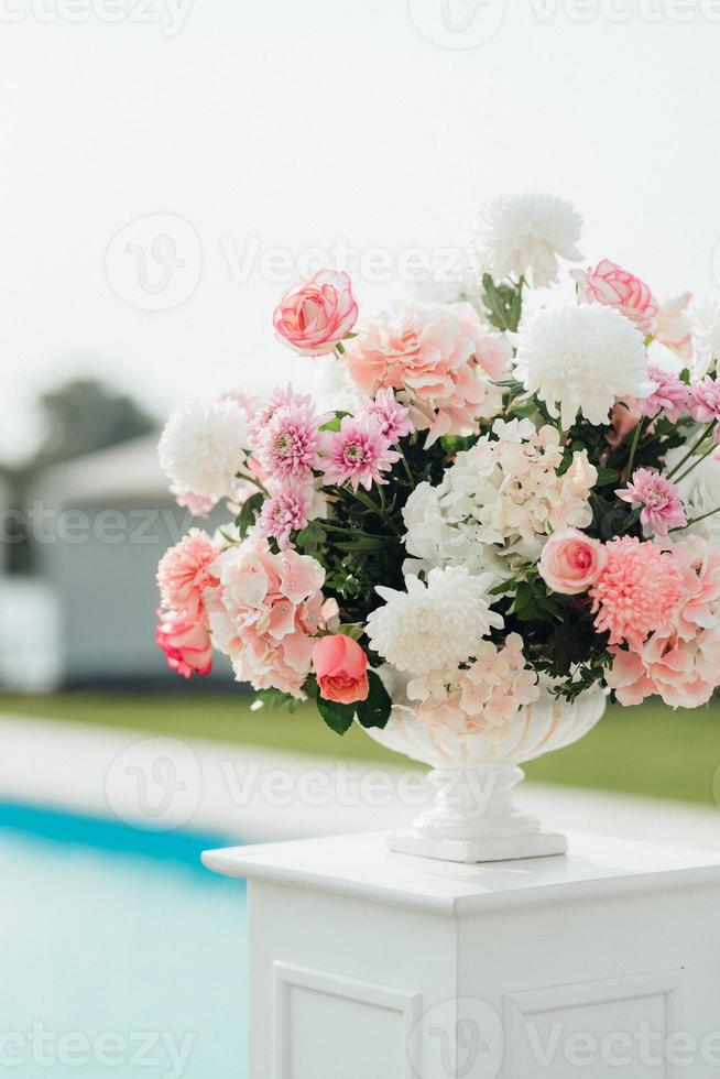 área de cerimônia de casamento foto