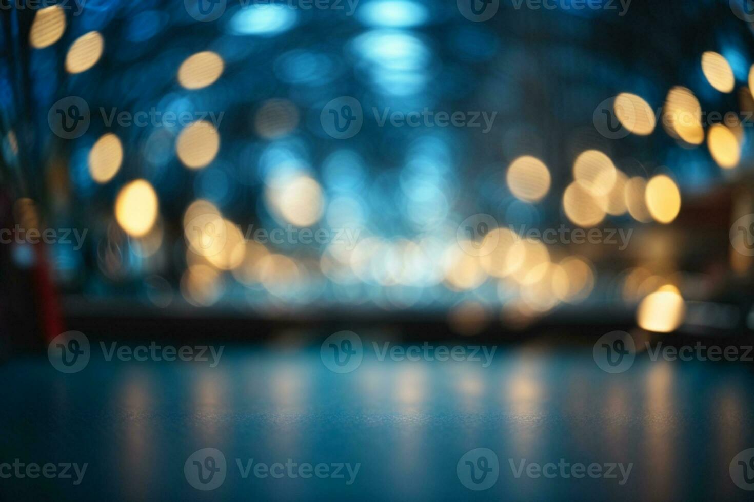 bokeh azul fundo. ai gerado foto