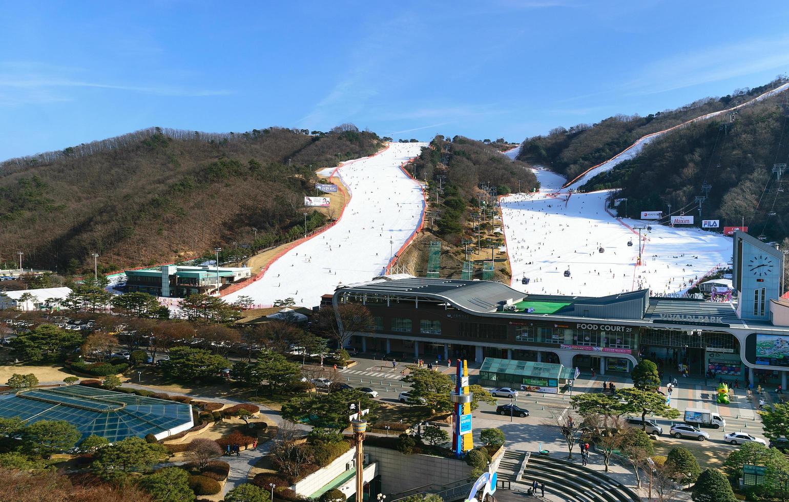 estação de esqui vivaldi park foto