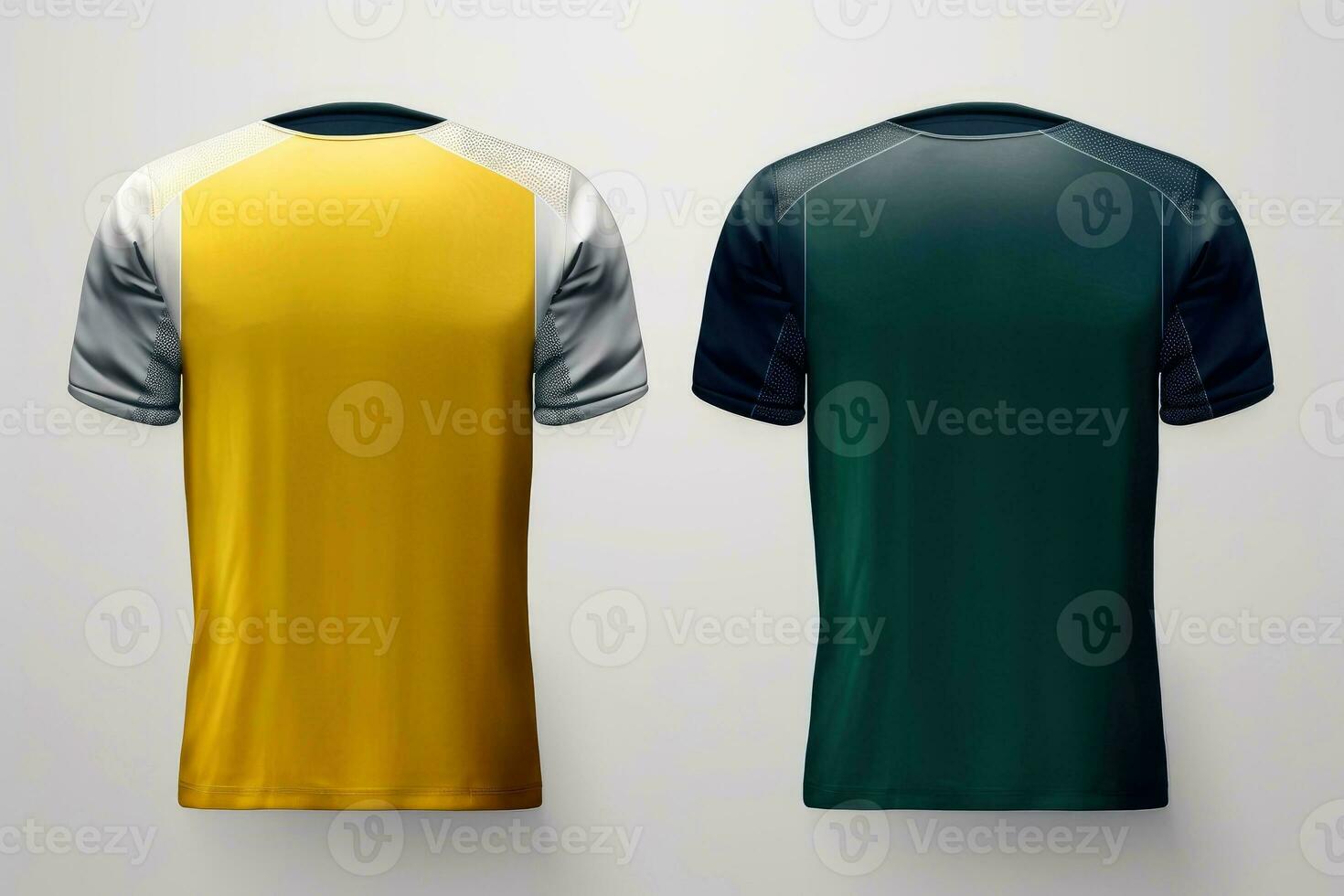 brincar Esportes futebol equipe uniformes Muitas cores camisa, generativo ai ilustração foto