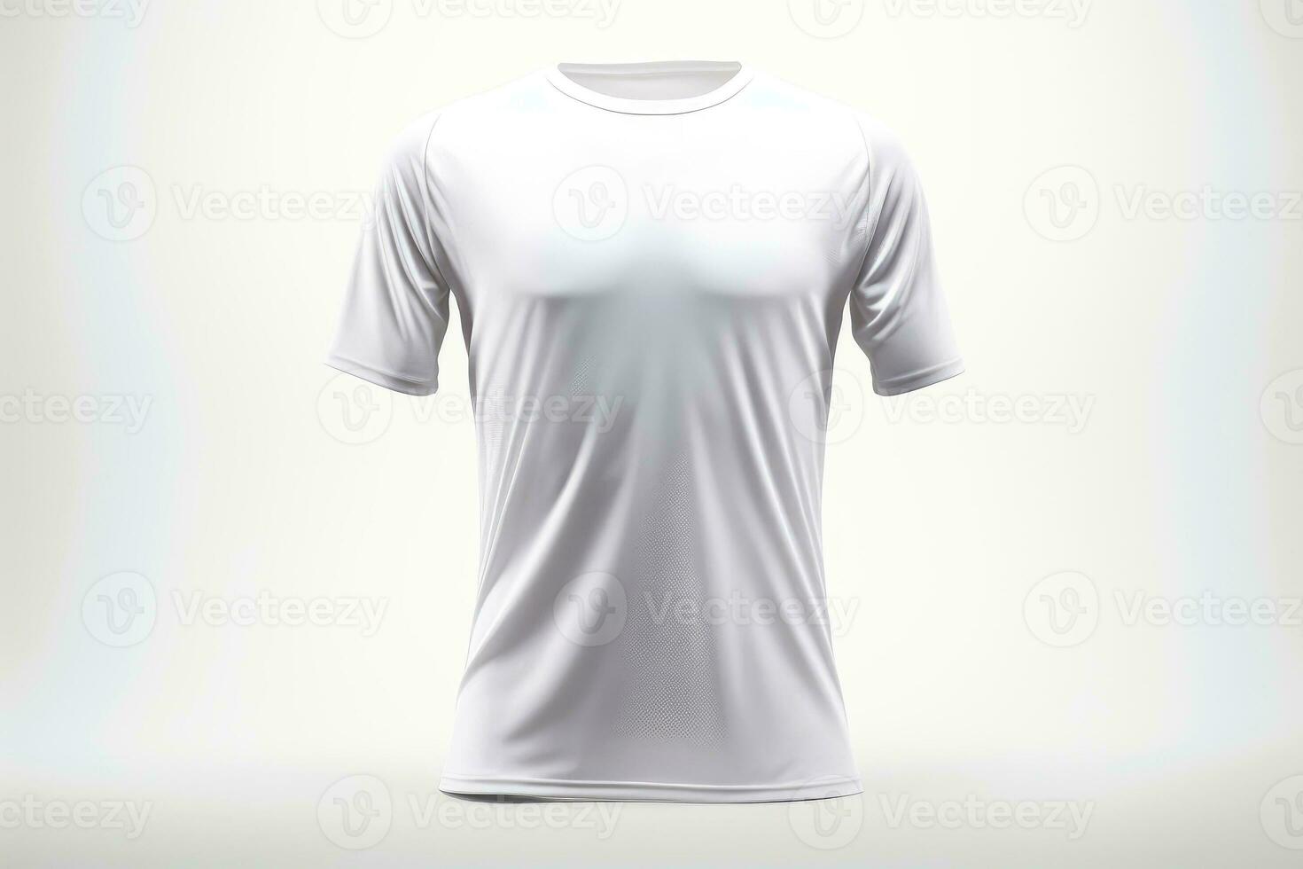 brincar Esportes futebol equipe uniformes branco camisa, generativo ai ilustração foto