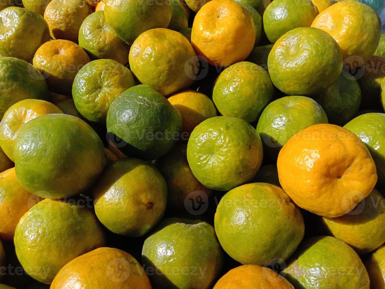 estoque de cor laranja verde e amarelo foto