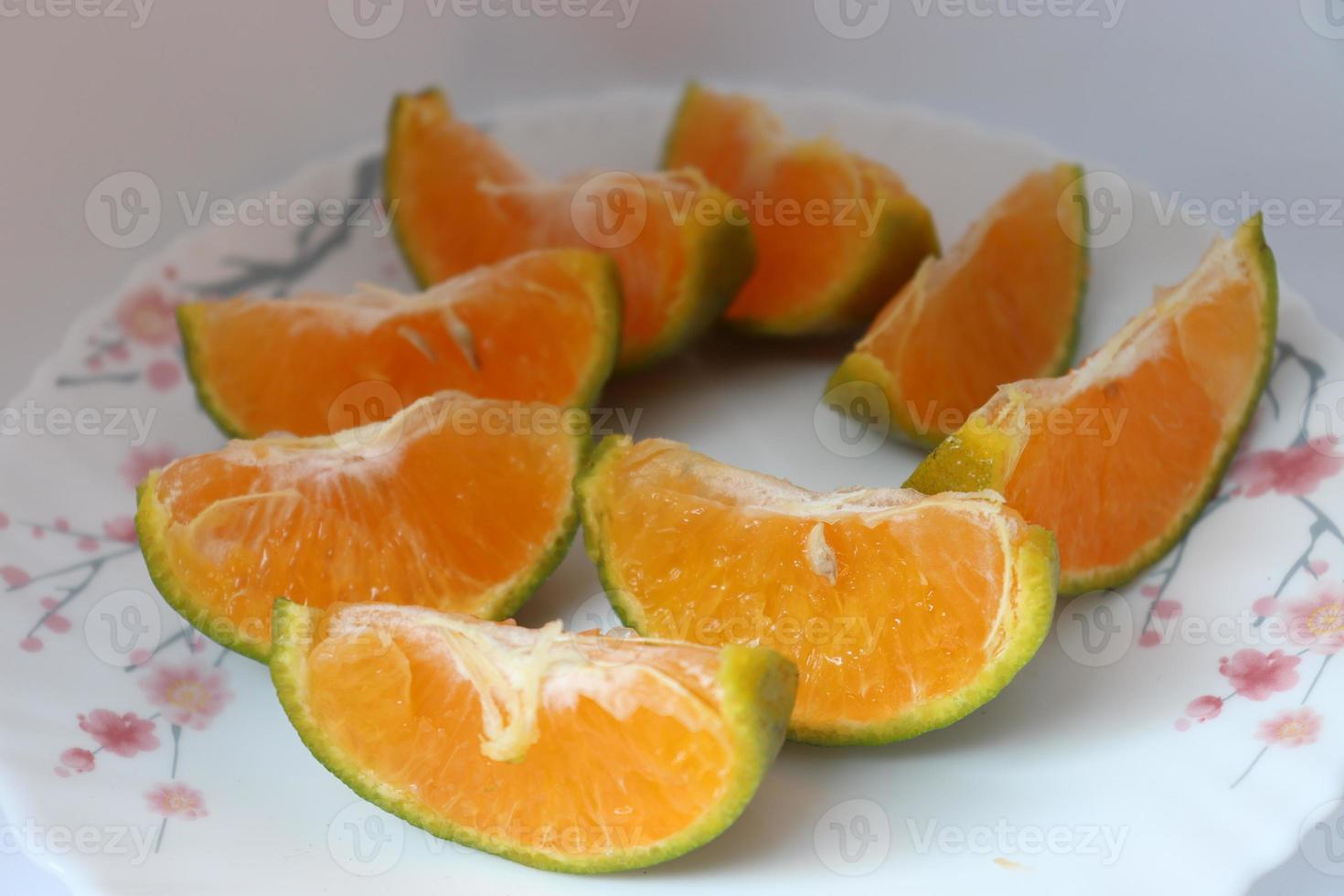 caldo de tangerinas saboroso e saudável foto