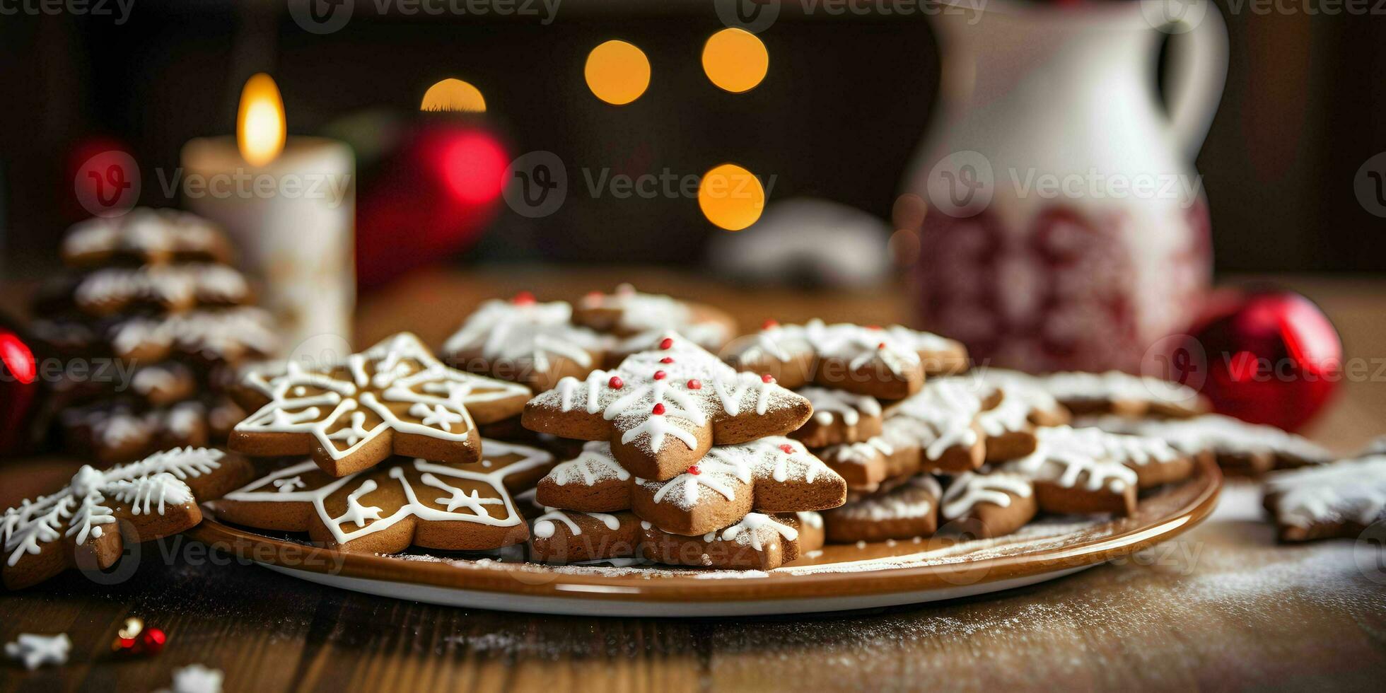 Natal Pão de gengibre. Natal biscoitos promocional comercial foto. foto