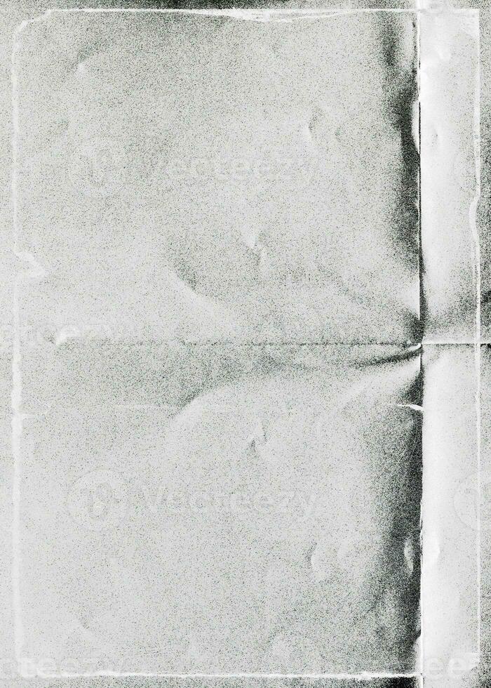 rude estragado grunge enrugado vincado guardada papel corte. autêntico angustiado sobreposição poster textura. poeira e arranhar. superfície textura fundo. fita efeito foto