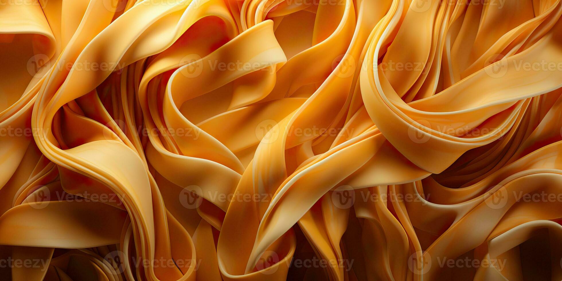 ai gerado. ai generativo. caseiro clássico italiano espaguete massa tagliatelle macarrão topo Visão abstrato Comida fundo. gráfico arte foto