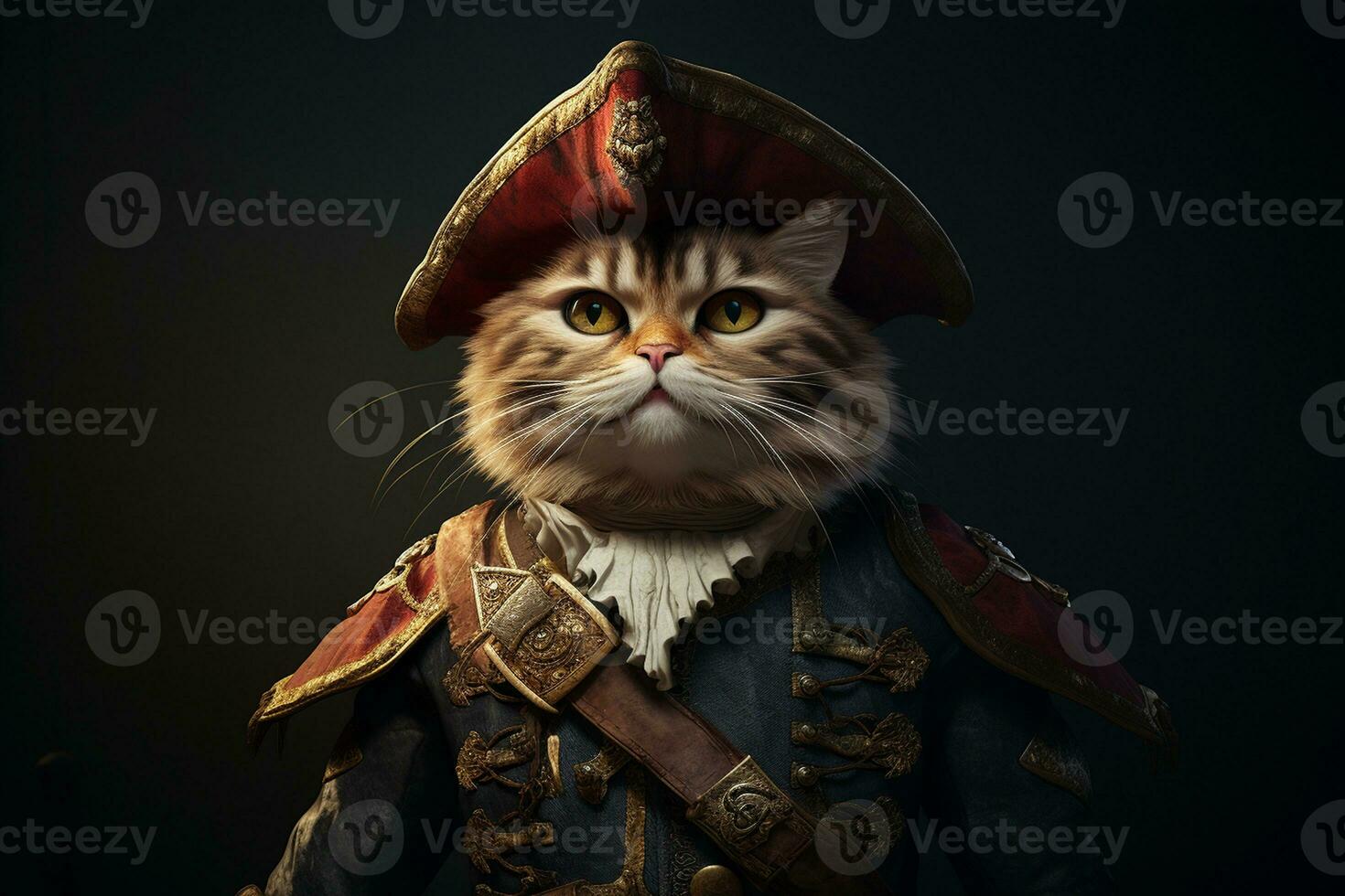 gatos pirata aventura dentro 3d. generativo de ai foto