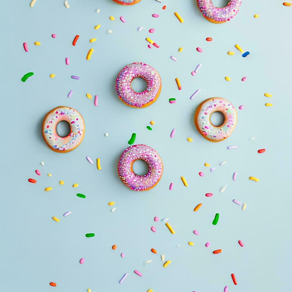 vôo delicioso clássico rosquinhas doce velozes Comida foto