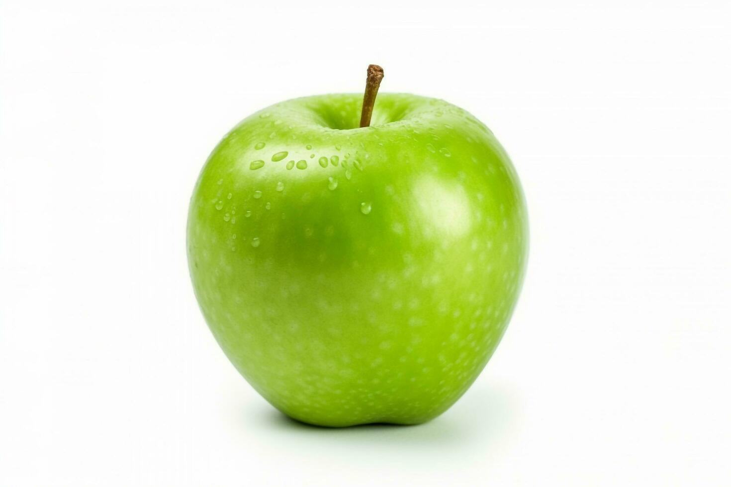 verde maçã isolado em branco background.generative ai. foto