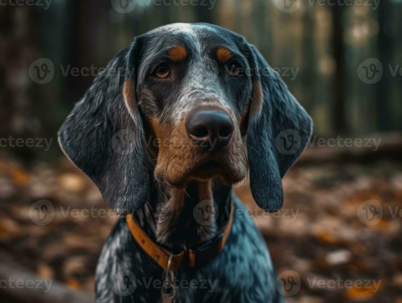 bluetick coonhound cachorro criada com generativo ai tecnologia foto