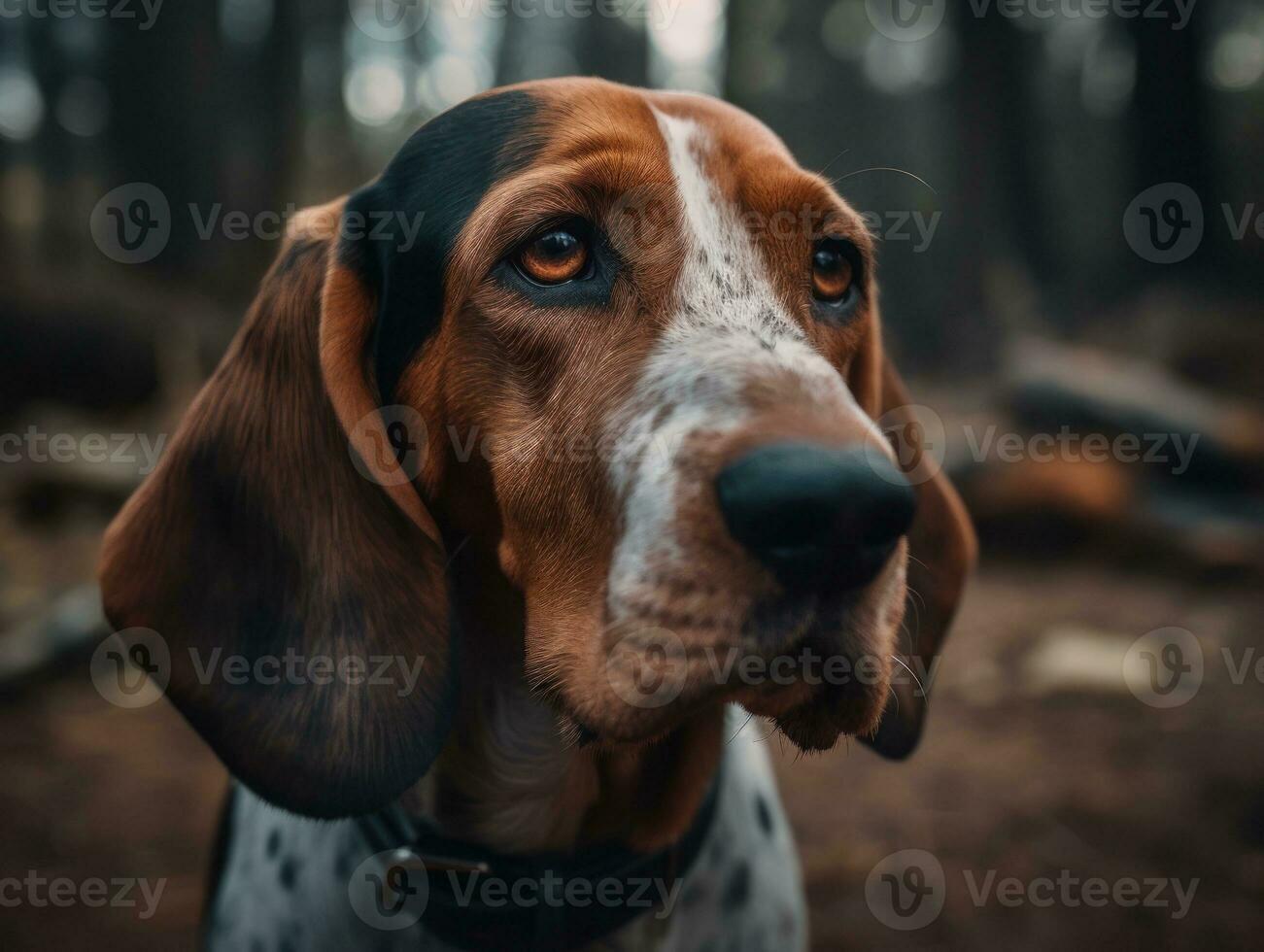 cão de caça cachorro criada com generativo ai tecnologia foto