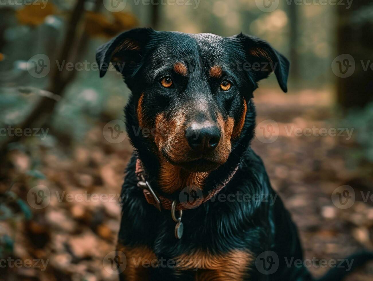 Beauceron cachorro criada com generativo ai tecnologia foto