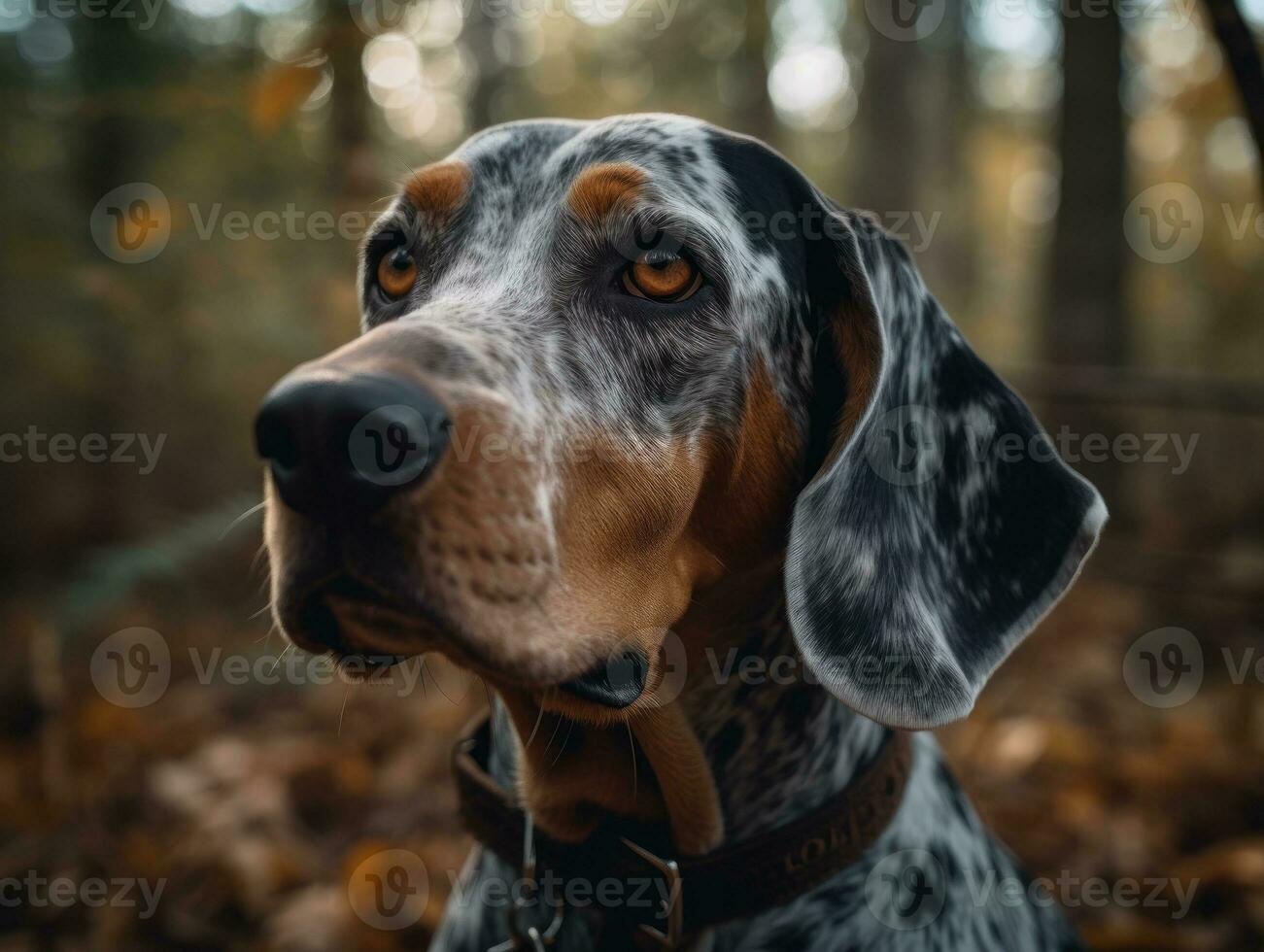 bluetick coonhound cachorro criada com generativo ai tecnologia foto