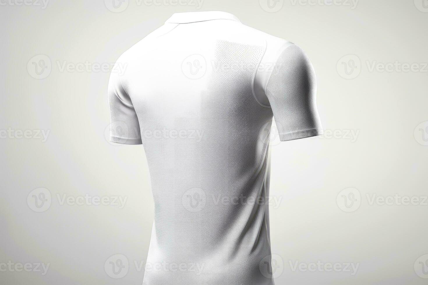 brincar Esportes futebol equipe uniformes branco camisa, generativo ai ilustração foto