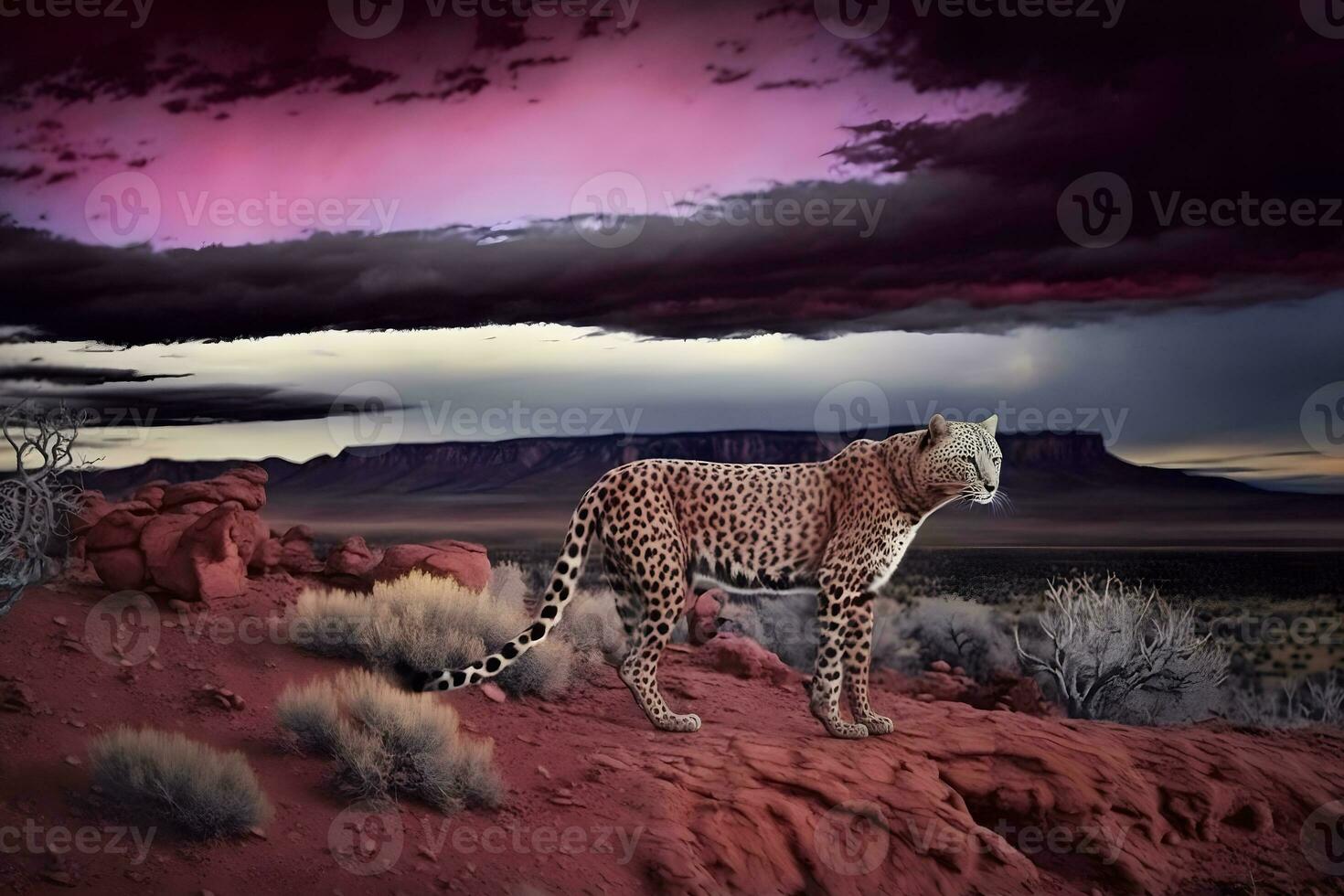 persa leopardo é uma magnífico animal a partir de que isto vem genuíno respeito. neural rede ai gerado foto