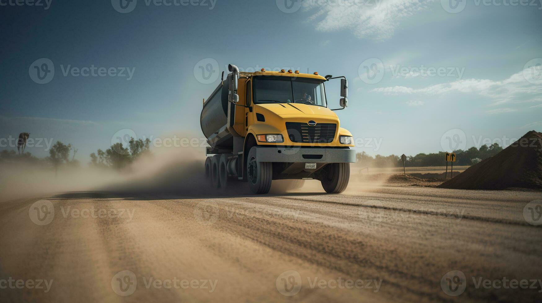 suave passeio à frente, a Ciência e arte do estrada construção com asfalto concreto pavimentação. generativo ai foto