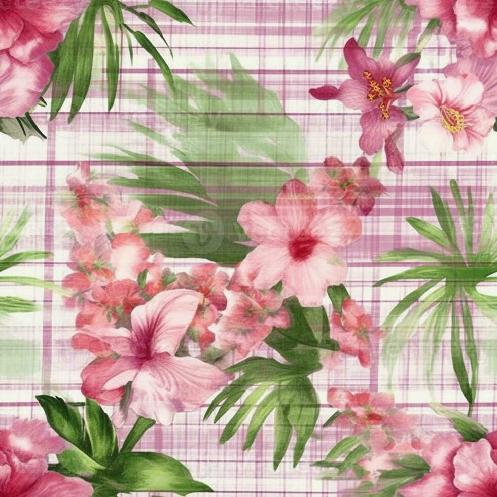floral padrões cor cerceta foto