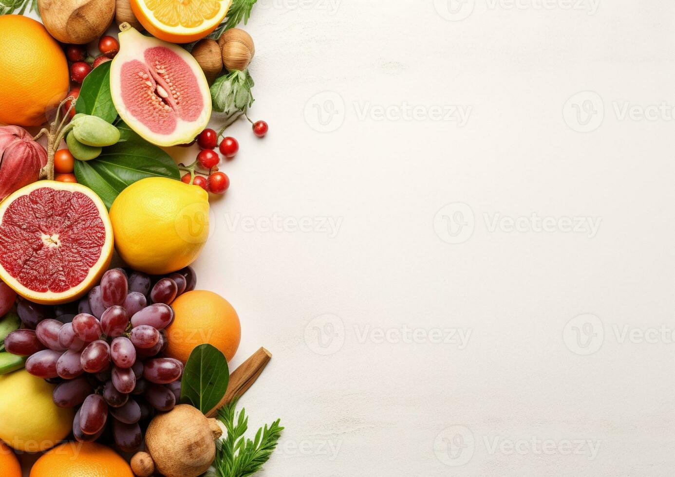 comida saudável com espaço de cópia foto