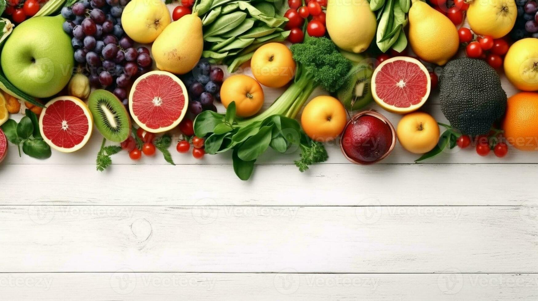 comida saudável com espaço de cópia foto