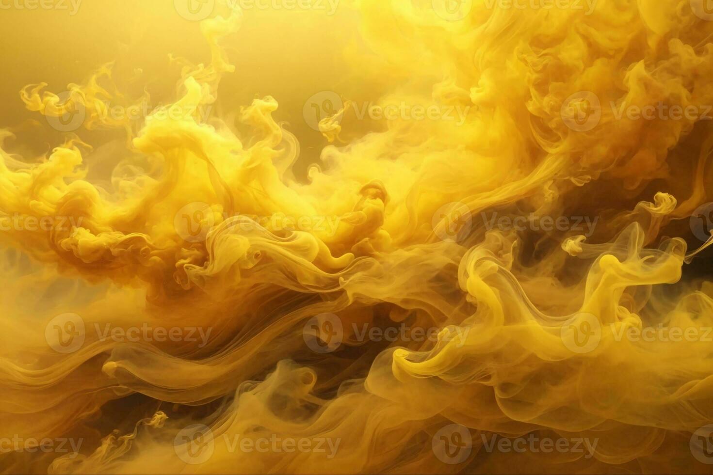 amarelo fumaça papel de parede, fumaça fundo, fumaça efeitos fundo, fumaça papeis de parede, colorida fumaça fundo, abstrato fumaça papeis de parede, ai generativo foto
